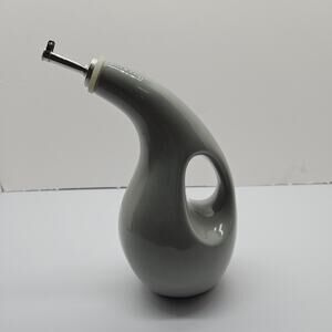 Rachael Ray Serveware EVOO Stoneware Bottle Dispenser, Grey H035Y